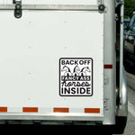 Load image into Gallery viewer, Dapplebay Fancy A$$ Horses - Horse Trailer Decal
