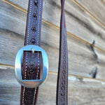 Load image into Gallery viewer, 1”  Hot Oiled Slip Ear Headstall
