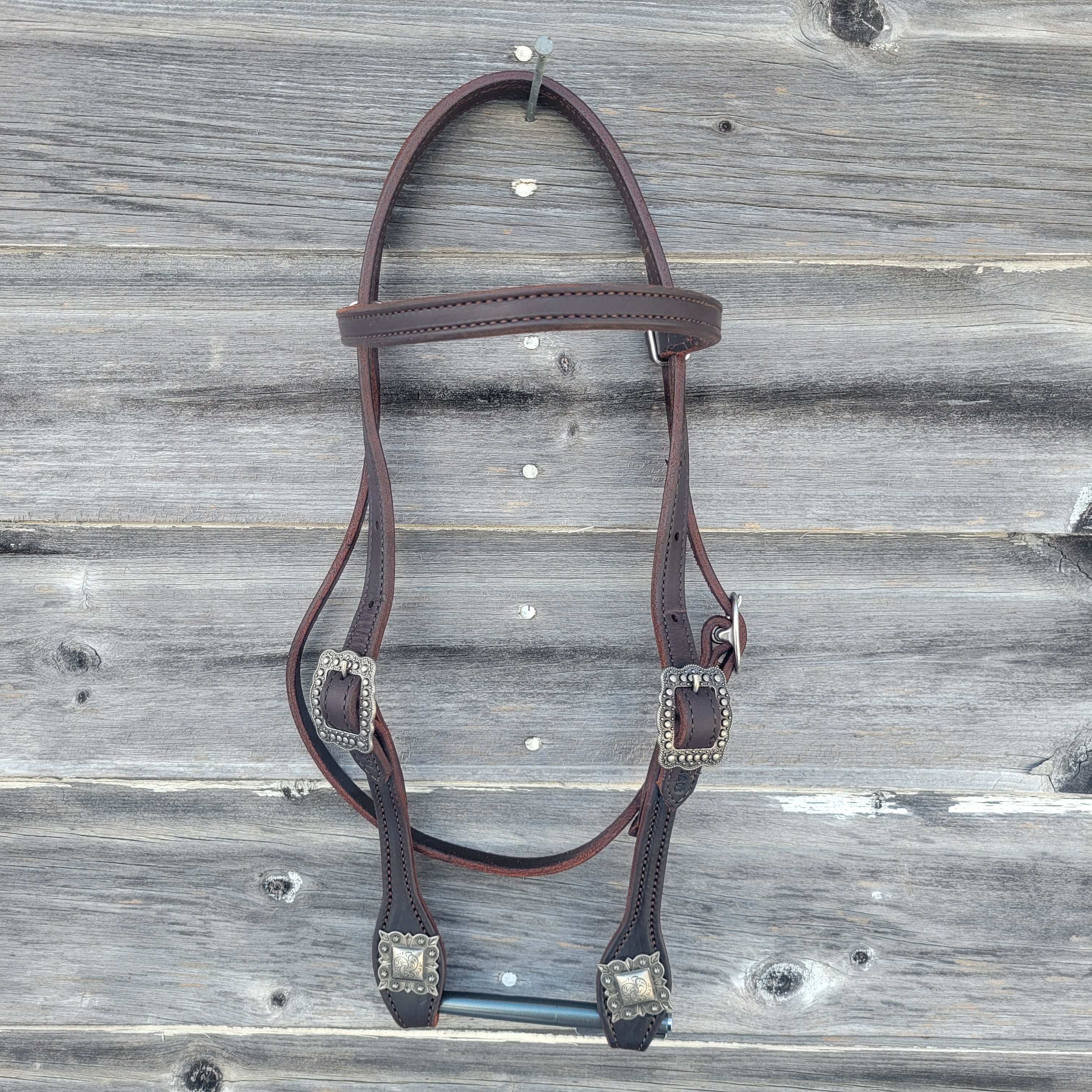 Dark Oil Browband Headstall