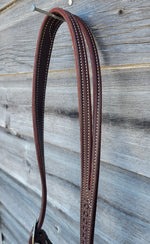 Load image into Gallery viewer, 1”  Hot Oiled Slip Ear Headstall
