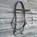 Load image into Gallery viewer, Dark Oil Browband Headstall
