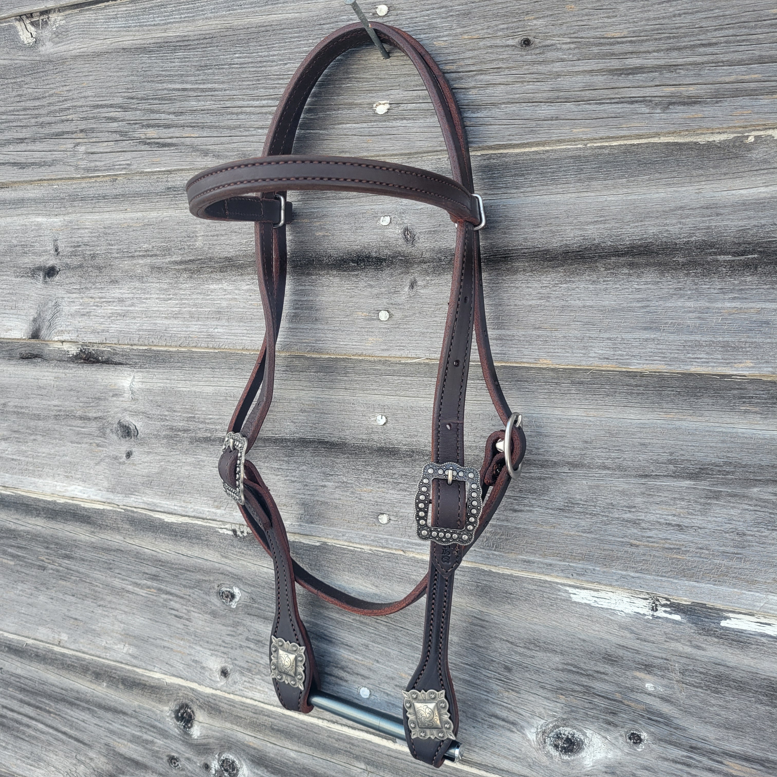 Dark Oil Browband Headstall