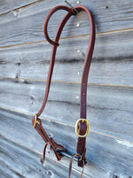 Load image into Gallery viewer, Single Ear Headstall w/Double Adjustable Cheeks
