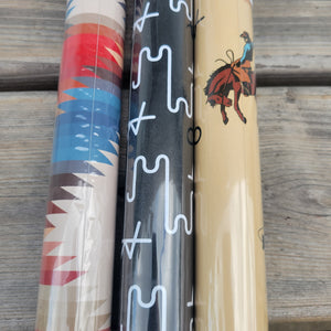 Black Brand Wrapping Paper