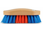 Load image into Gallery viewer, Blue &amp; Orange Medium Bristle Grooming Brush
