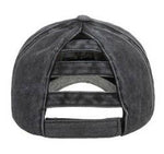 Load image into Gallery viewer, Barn Hair High Bun Ponytail Ball Cap Hat Black
