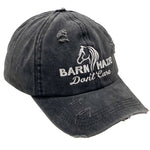 Load image into Gallery viewer, Barn Hair High Bun Ponytail Ball Cap Hat Black
