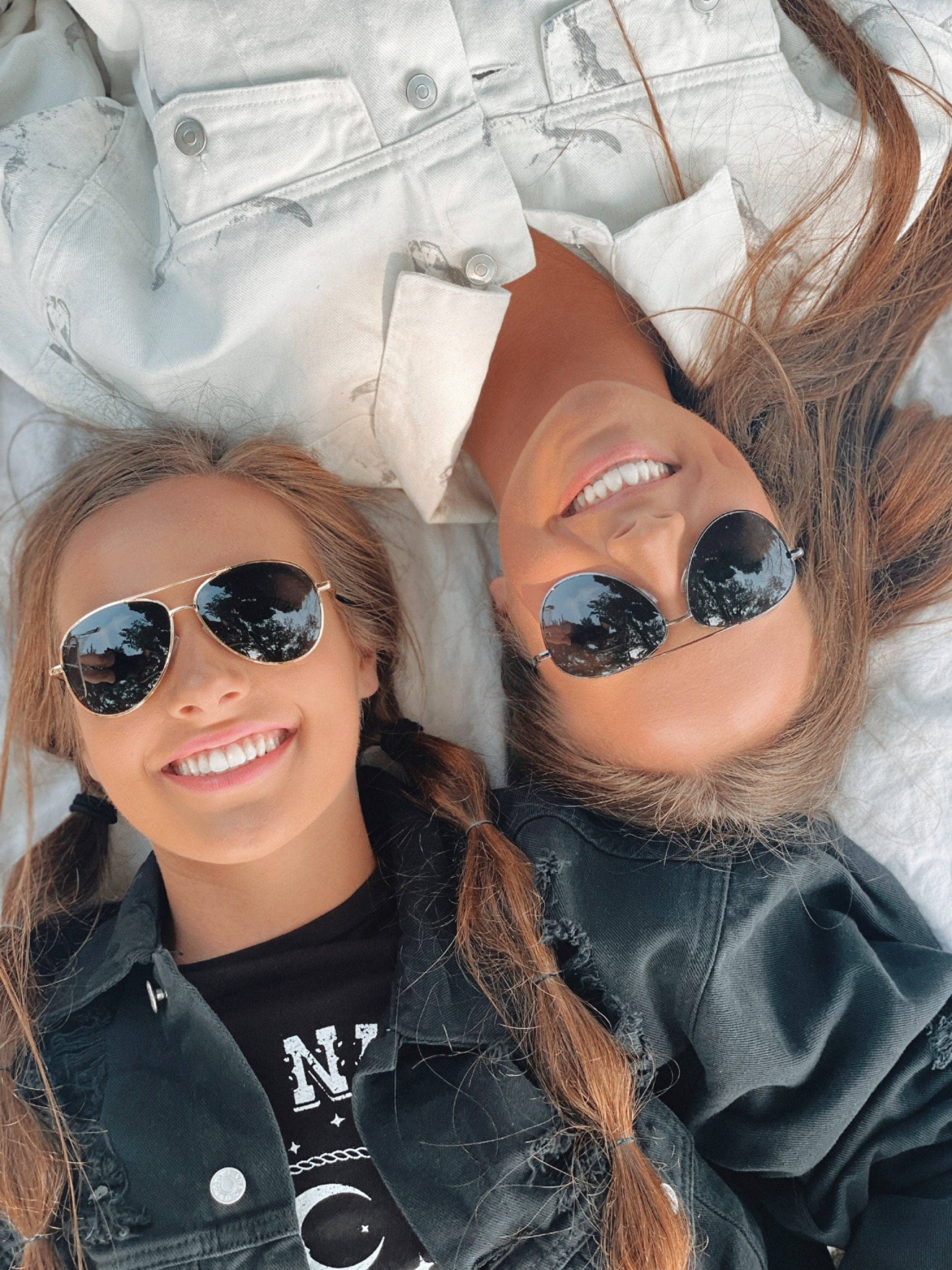 Gold Aviator Sunglasses
