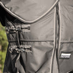 Load image into Gallery viewer, 75&quot; Jeffers Poplar Head Defense 1680 Denier Turnout Blanket with Detachable Neck - Med. Weight
